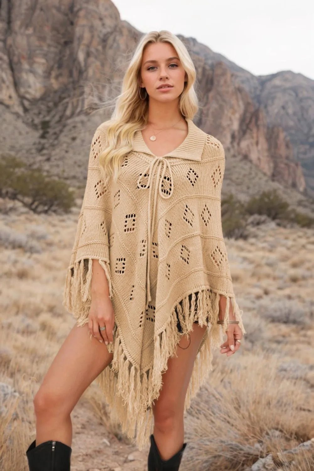 Tassel Hem Cover Up - The Nicole - Tayan Dress Co.