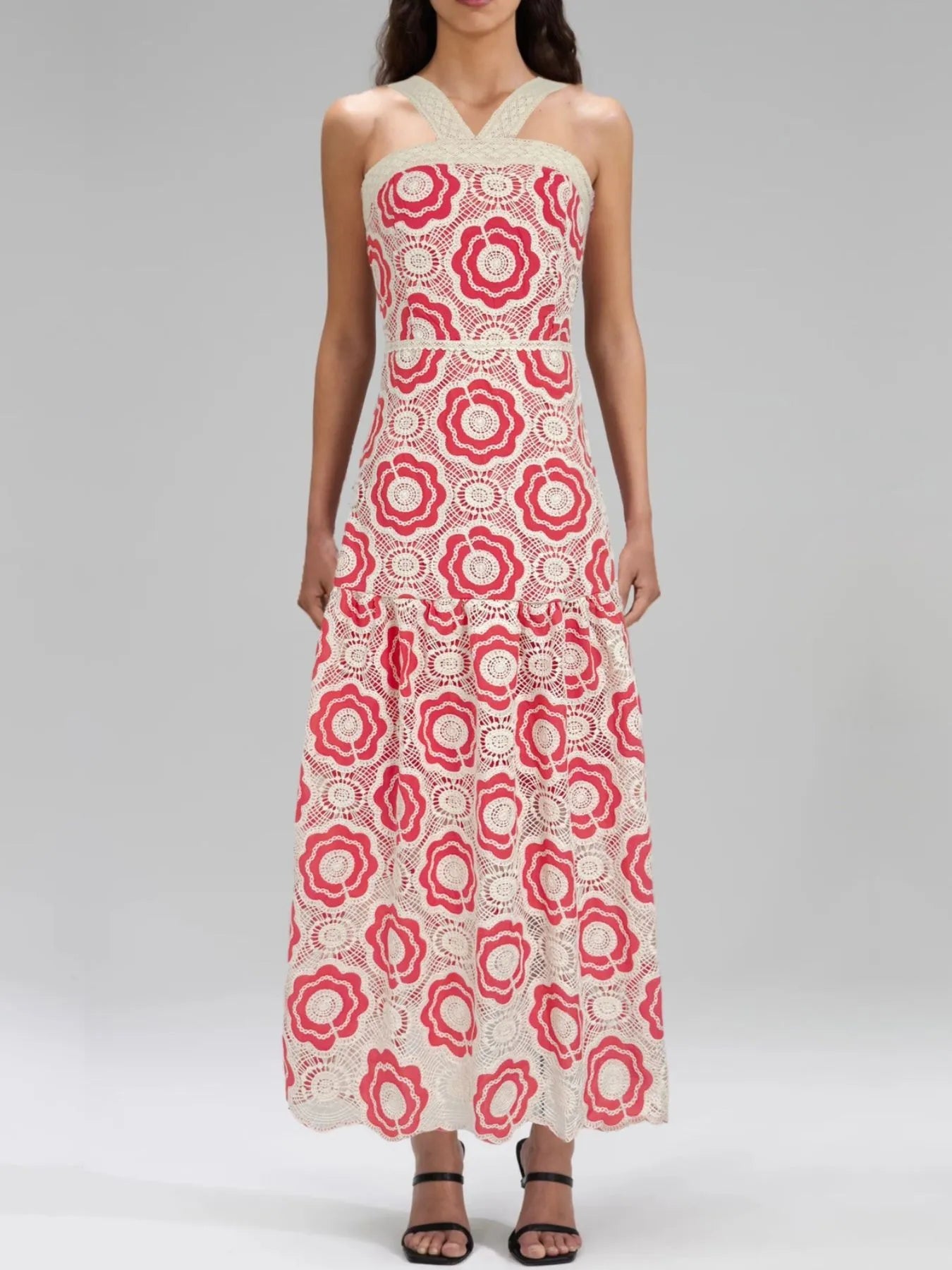 Sleeveless Midi Dress - The Nicole - Tayan Dress Co.
