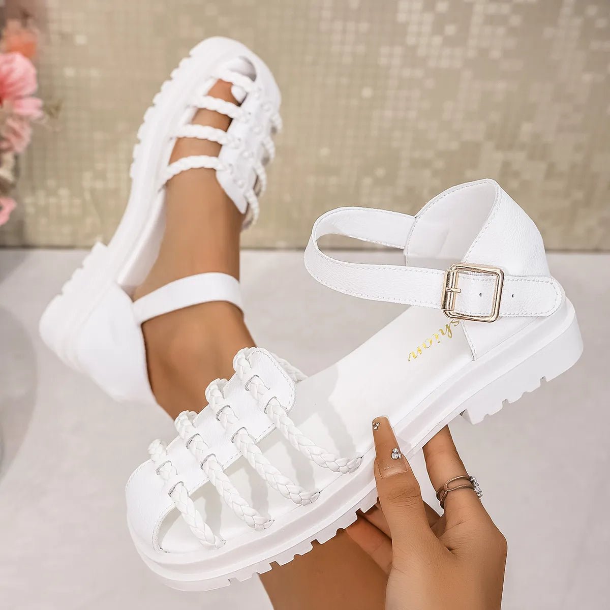 Ankle Strap Sandals - The Nicole - Tayan Dress Co.