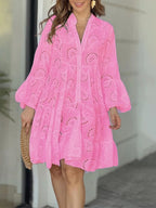 Ruffled Hem Dress - The Nicole - Tayan Dress Co.