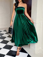 Ruched Midi Dress - The Nicole - Tayan Dress Co.