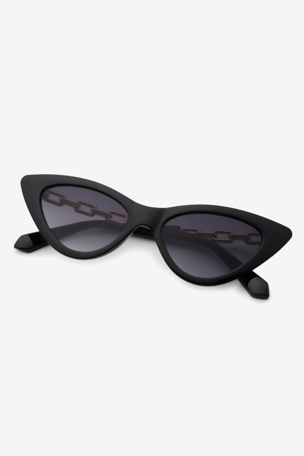 Chain Accent Cat - Eye Sunglasses - TNT Dress Co.