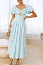 Sweetheart Neck Puff Sleeve Dress - TNT Dress Co.