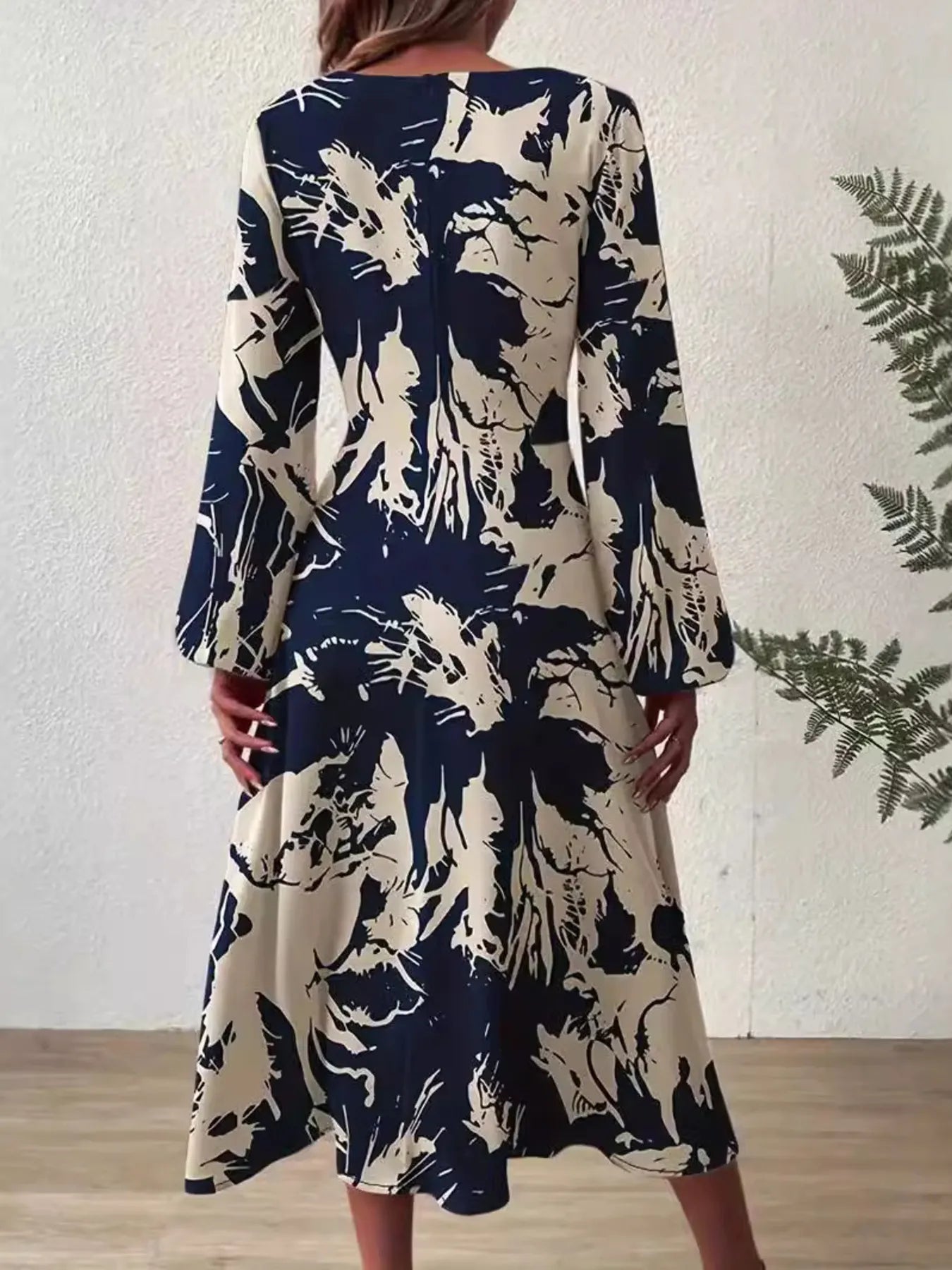Long Sleeve Midi Dress - The Nicole - Tayan Dress Co.