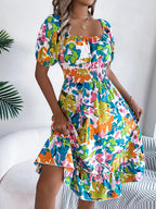 Short Sleeve Midi Dress - The Nicole - Tayan Dress Co.