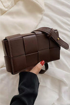 Zenana Vegan Leather Woven Crossbody Bag - TNT Dress Co.