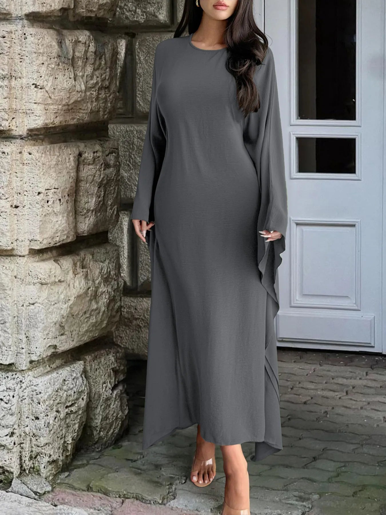Maxi Dress with Sleeves - The Nicole - Tayan Dress Co.