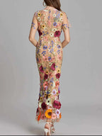 Floral Embroidered Dress