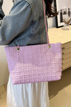 Polyester Texture Chain Tote bag - TNT Dress Co.