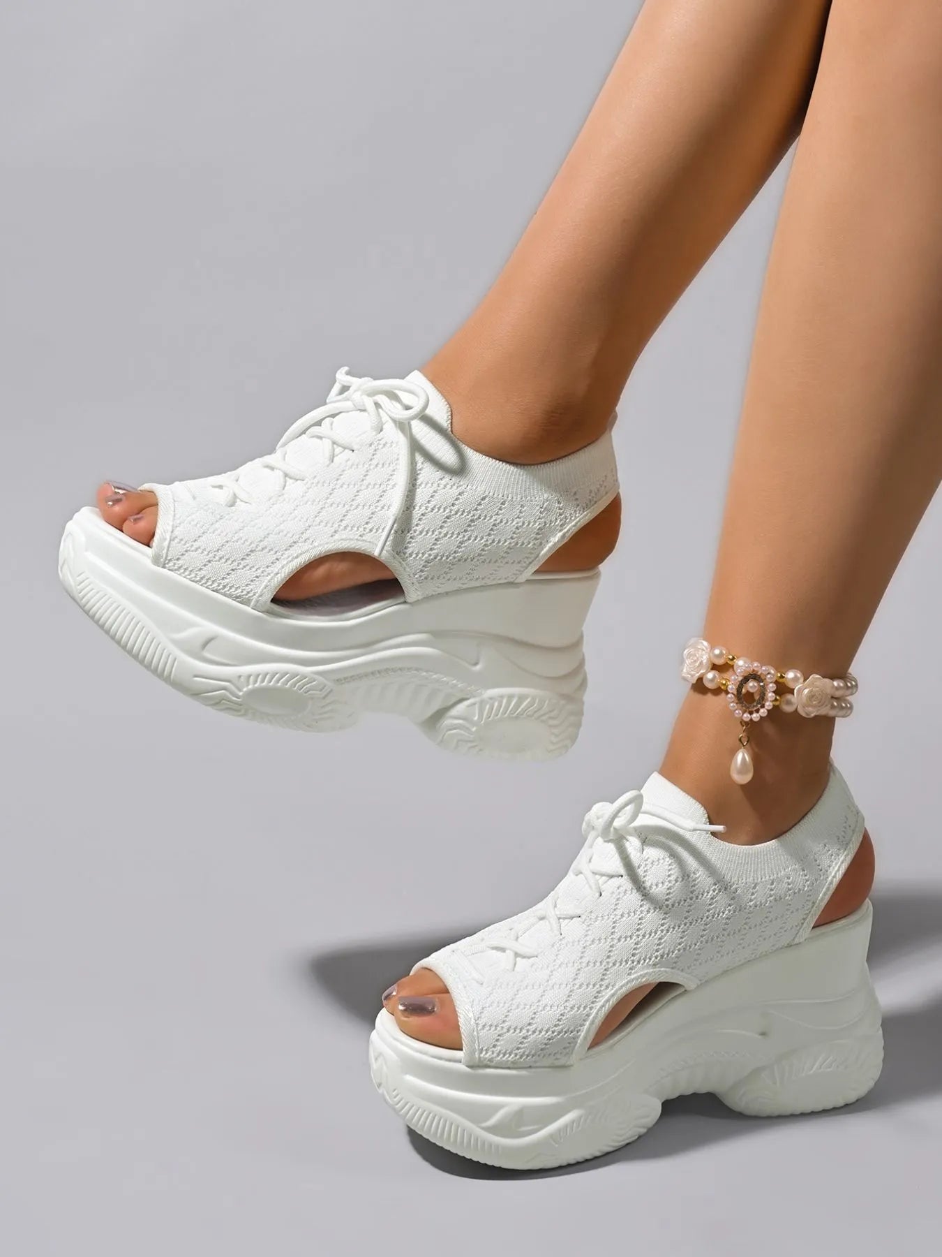 Platform Wedge Sandals - The Nicole - Tayan Dress Co.