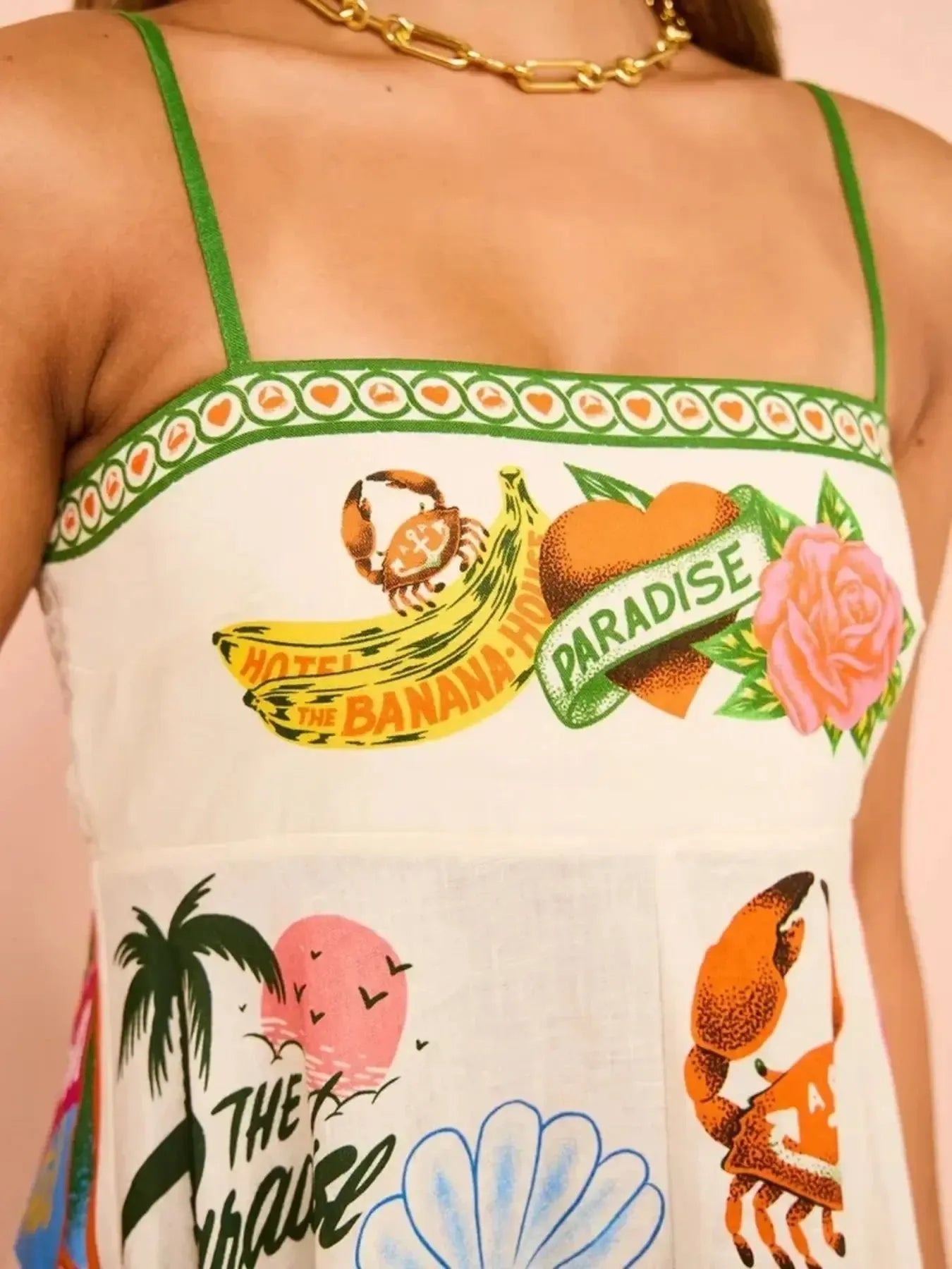 Printed Square Neck Cami Maxi Dress - TNT Dress Co.