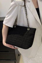 Polyester Texture Chain Tote bag - TNT Dress Co.