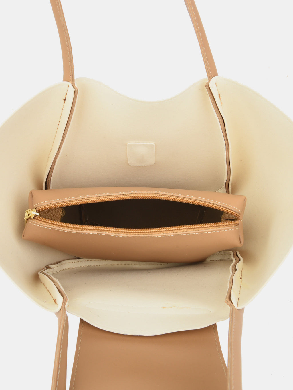 PU Leather Shoulder Bag with Detachable Pouch - TNT Dress Co.