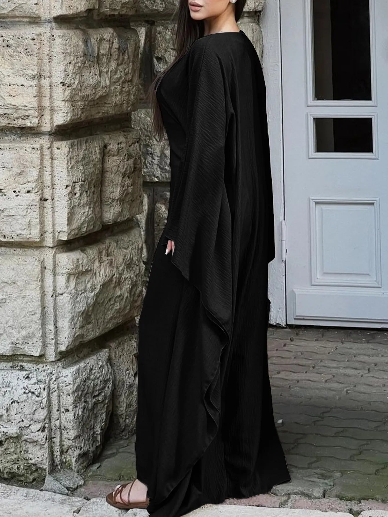 Maxi Dress with Sleeves - The Nicole - Tayan Dress Co.