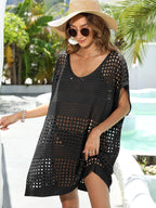 Crochet Knit Cover Up Dress - The Nicole - Tayan Dress Co.