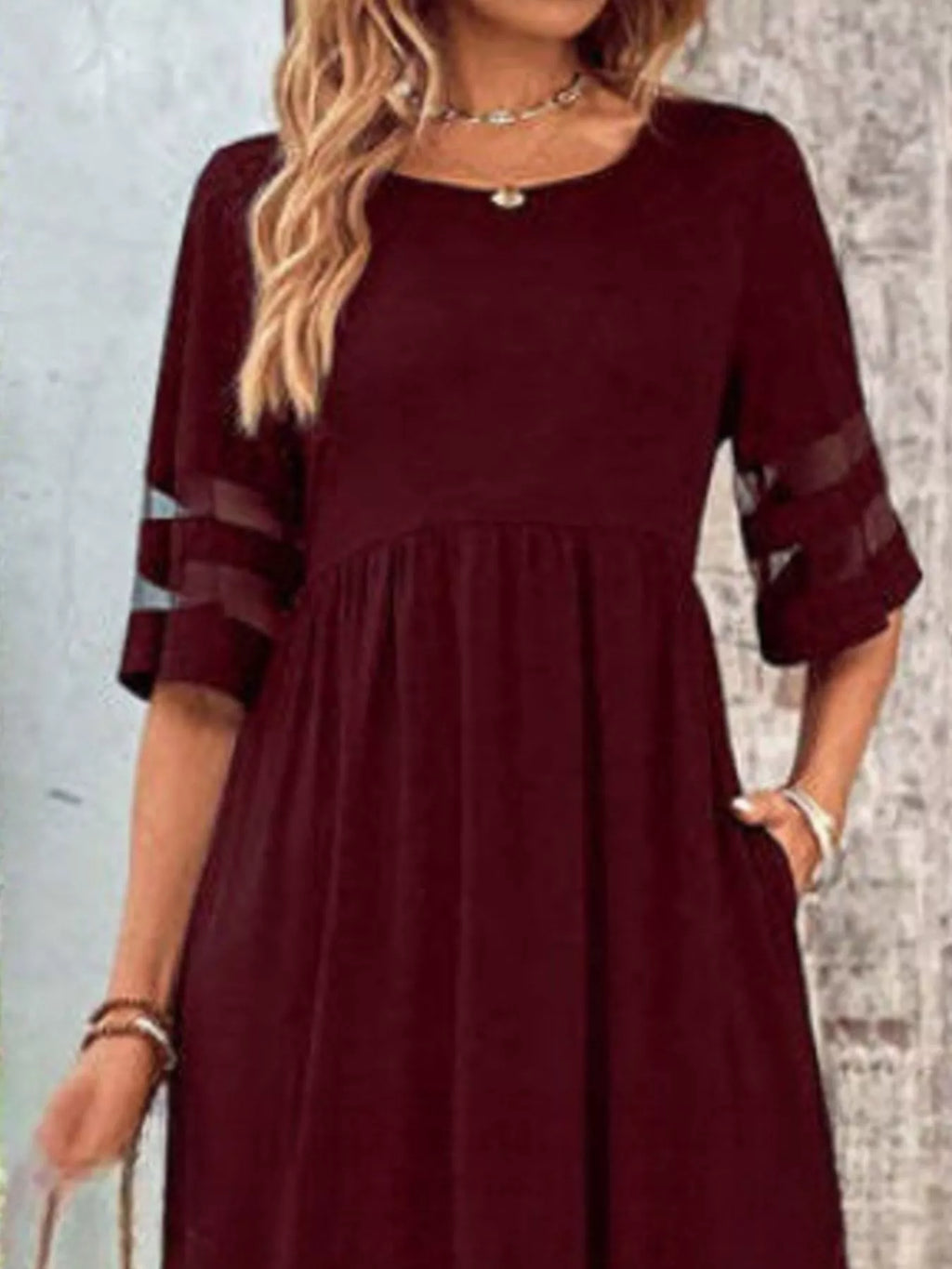 Half Sleeve Dress - The Nicole - Tayan Dress Co.