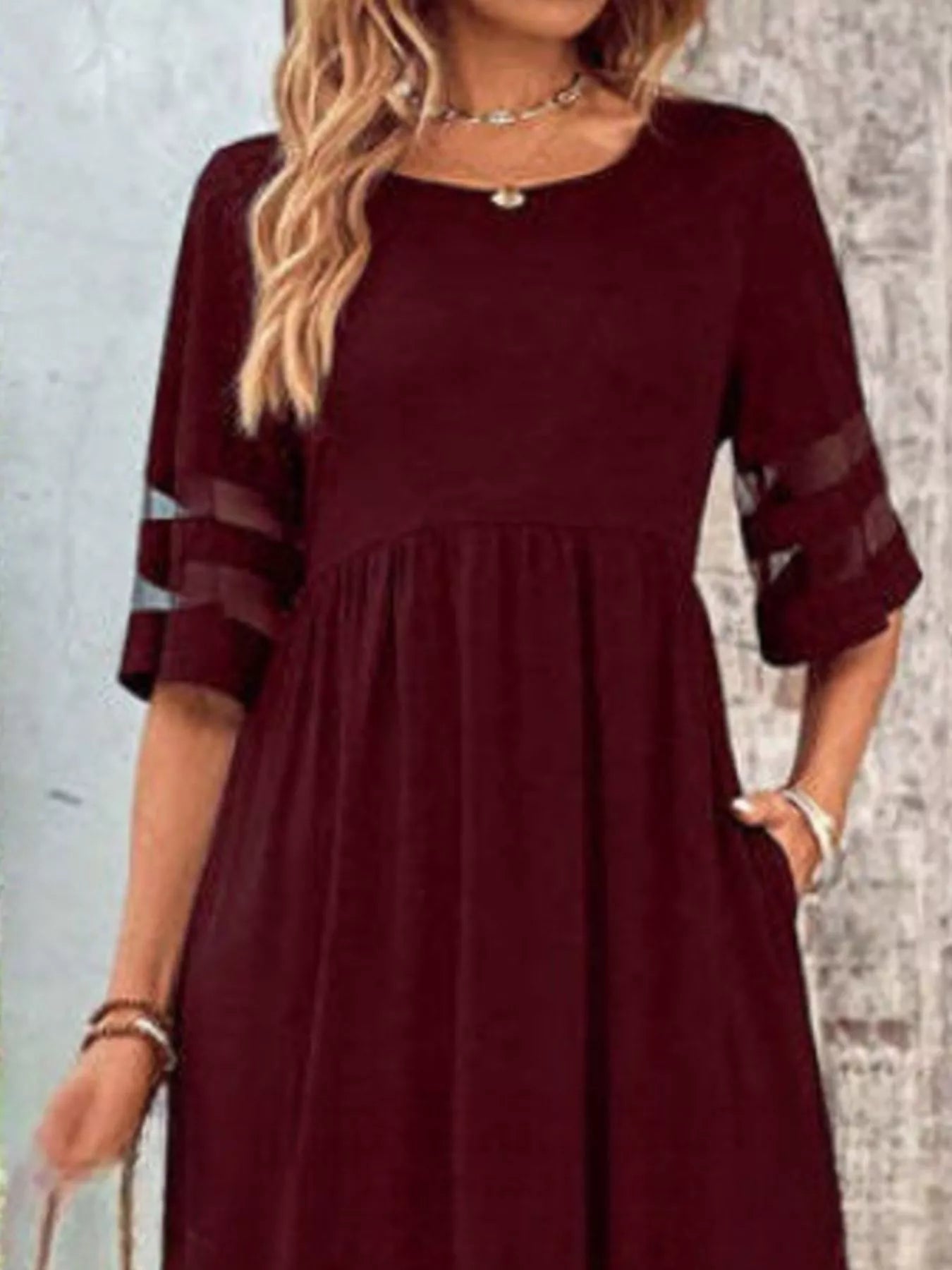 Half Sleeve Dress - The Nicole - Tayan Dress Co.
