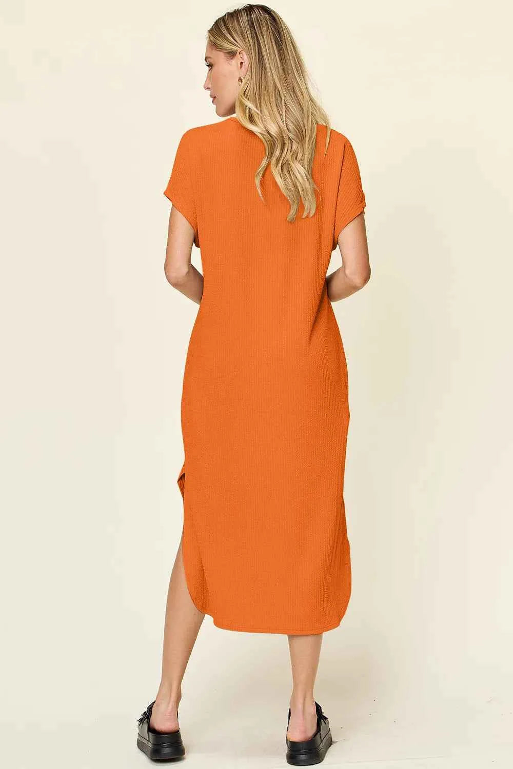 Round Neck Short Sleeve Dress