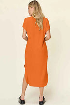 Round Neck Short Sleeve Dress