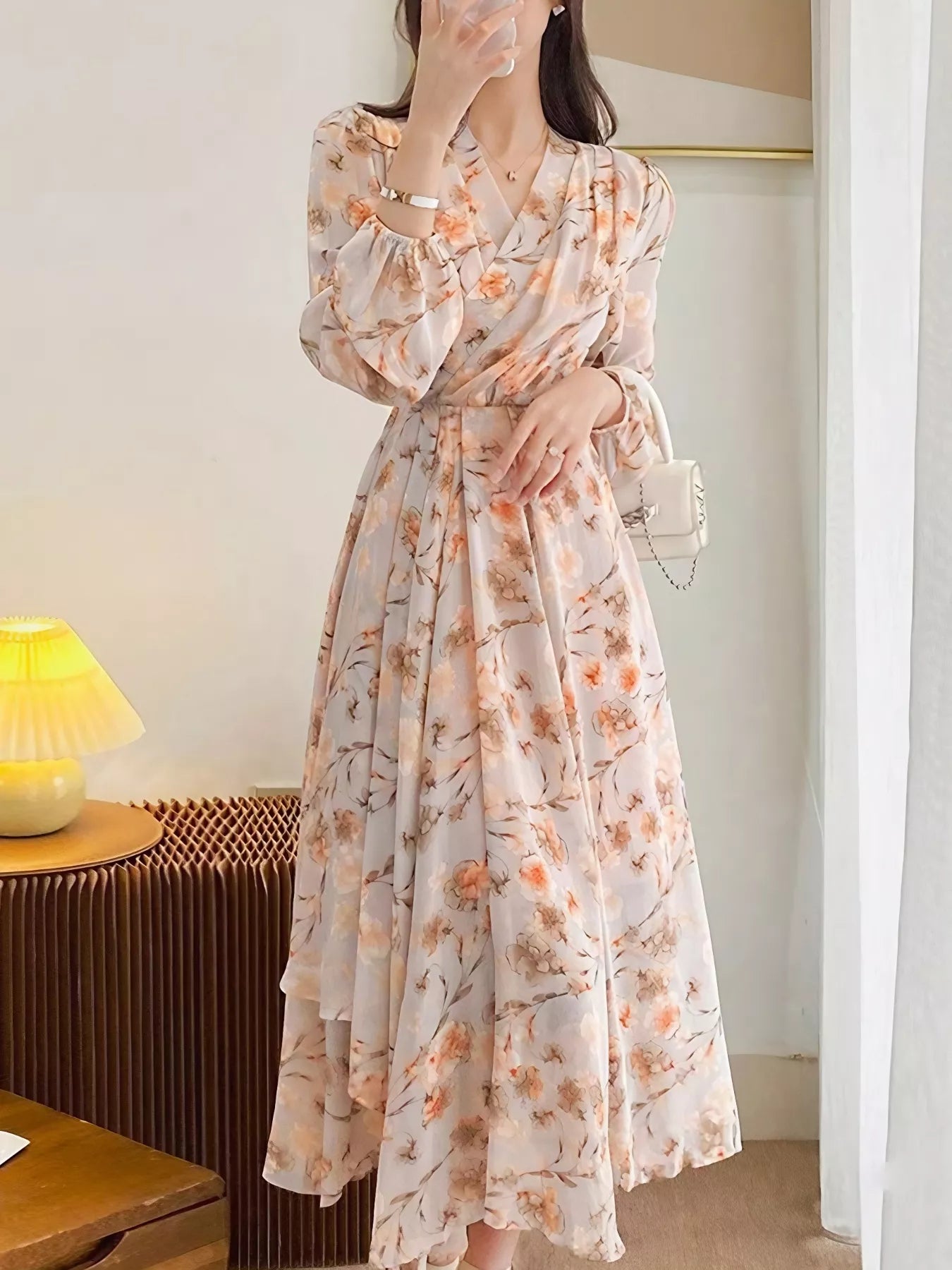 Long Sleeve Midi Dress - The Nicole - Tayan Dress Co.