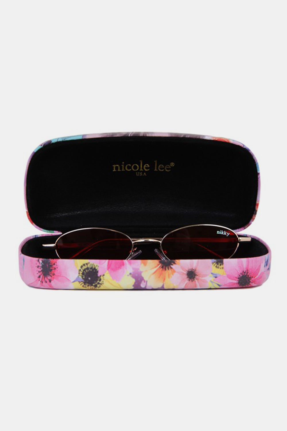 Metal Frame Oval Sunglasses by Nicole Lee USA - TNT Trends 