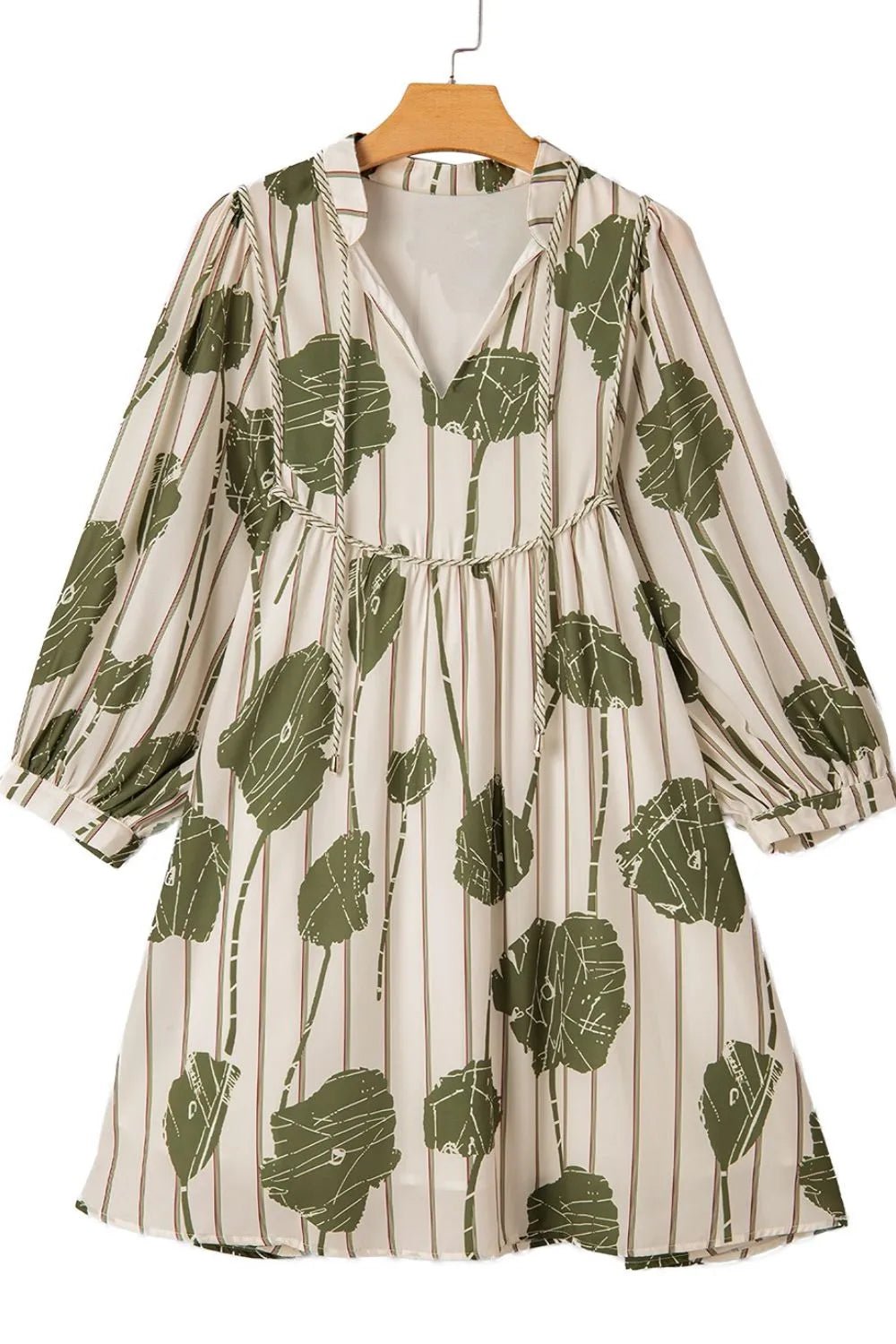 Tie Neck Sleeve Dress - The Nicole - Tayan Dress Co.