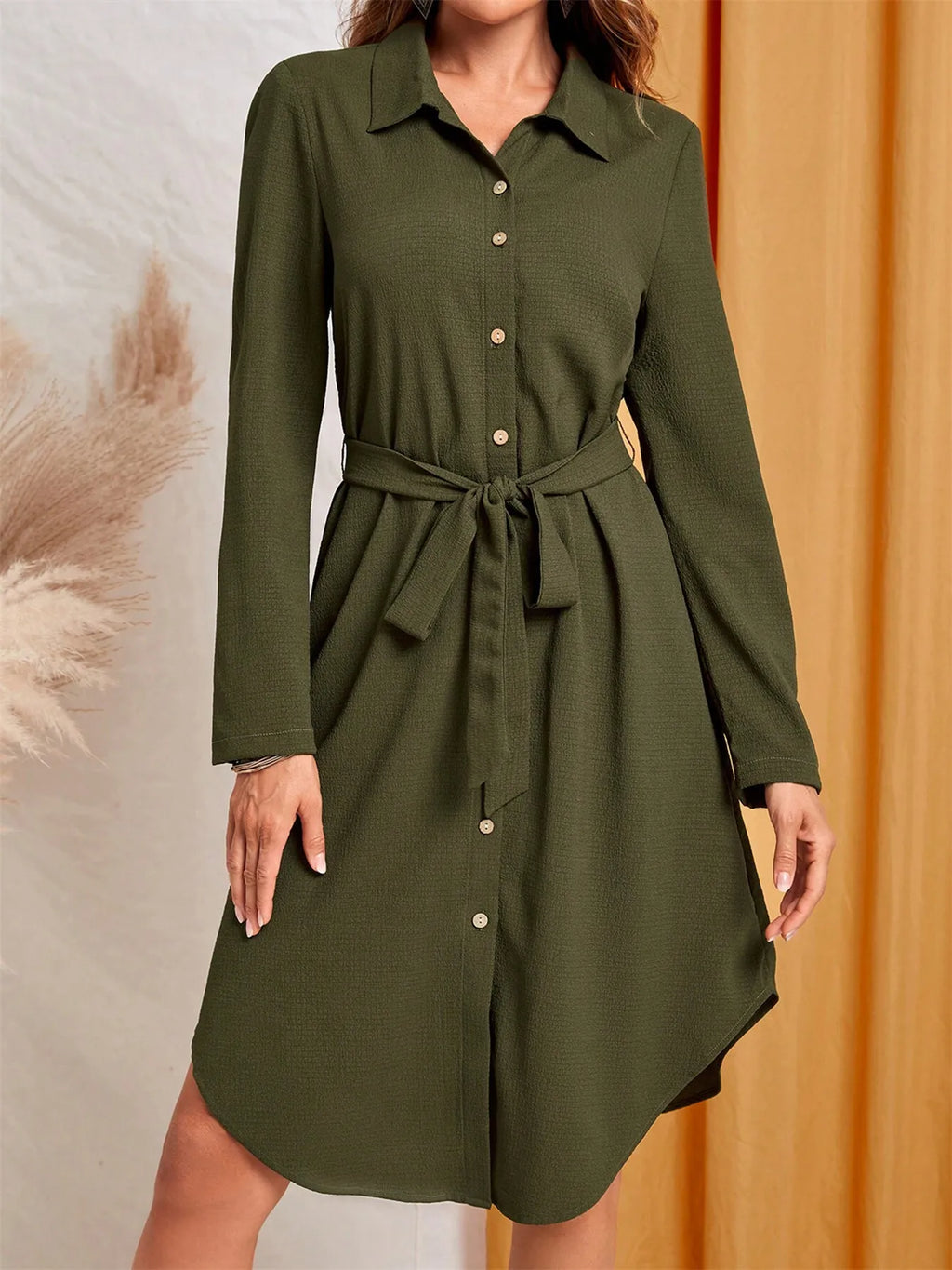 Button - Down Shirt Dress - The Nicole - Tayan Dress Co.