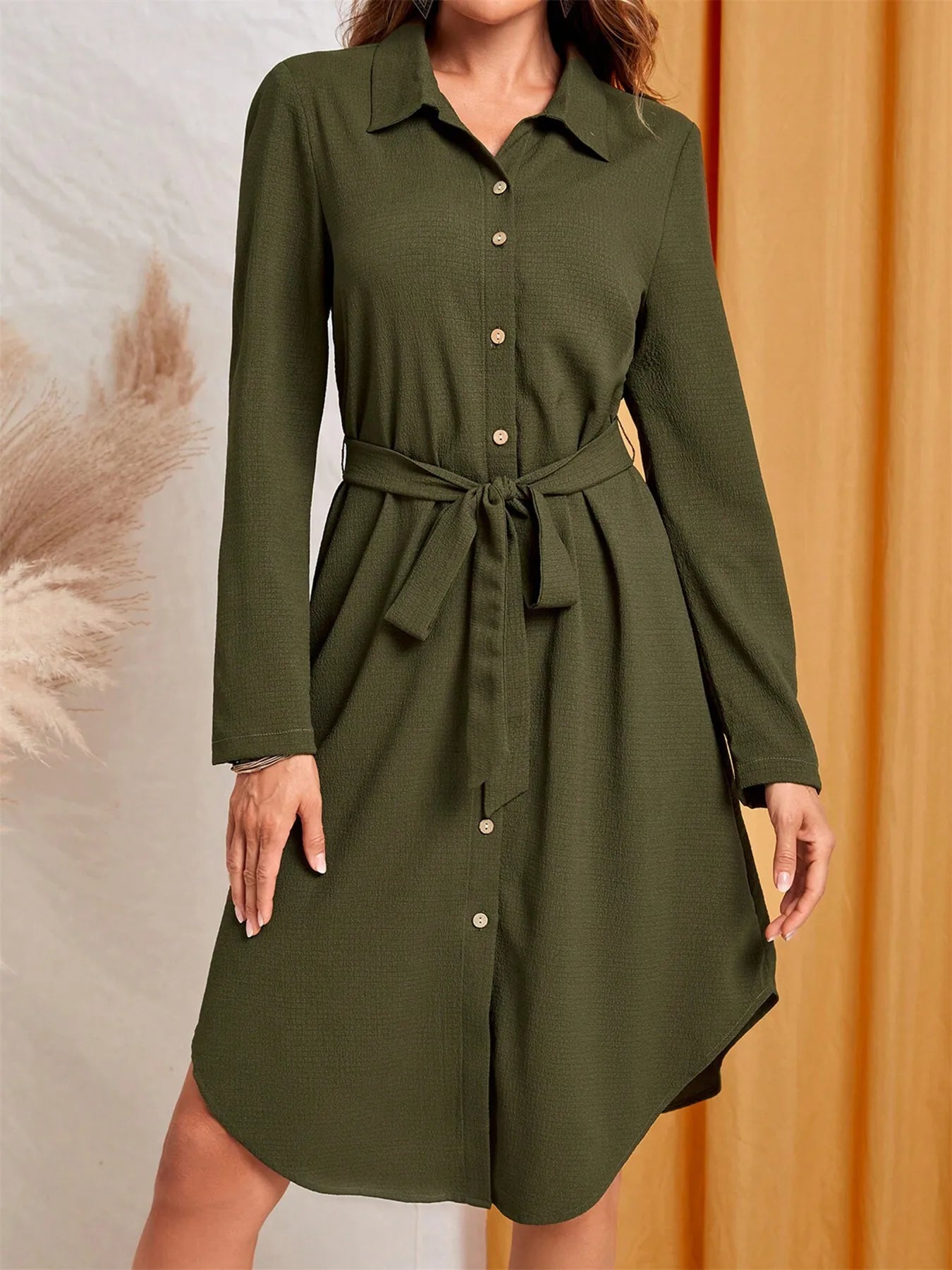 Button - Down Shirt Dress - The Nicole - Tayan Dress Co.