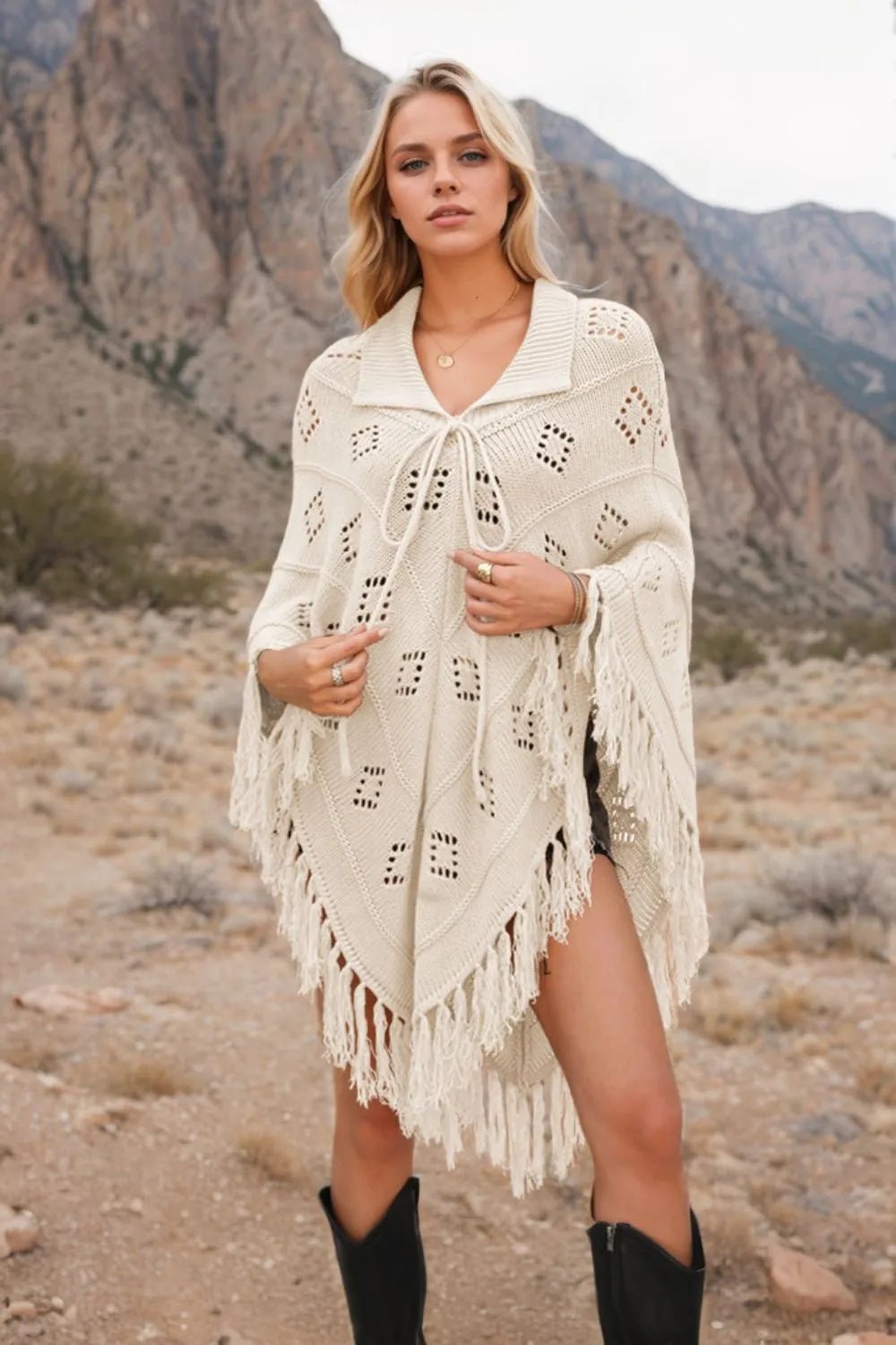 Tassel Hem Cover Up - The Nicole - Tayan Dress Co.