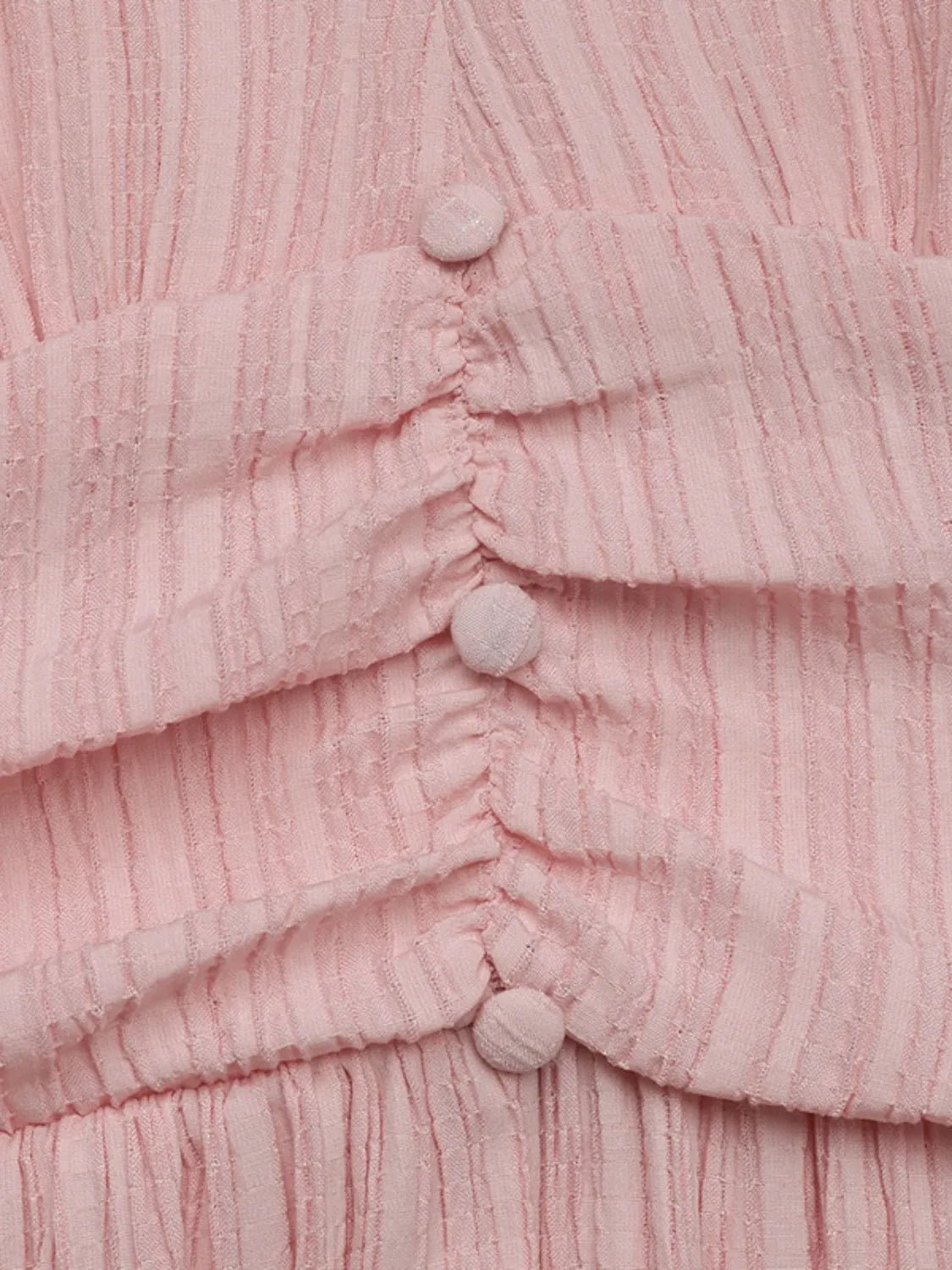 V - Neck Puff Sleeve Dress - TNT Dress Co.