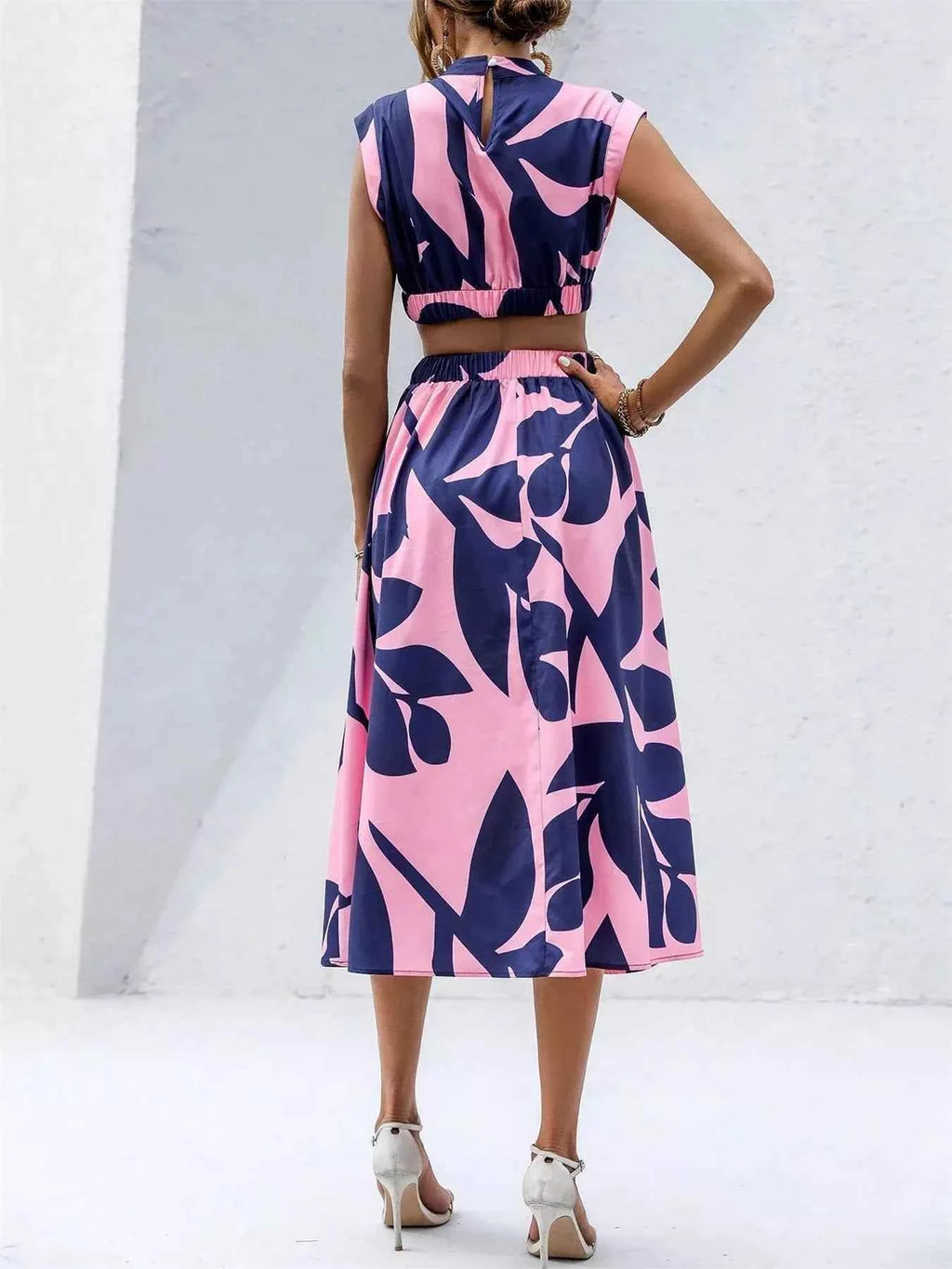 Printed Sleeveless Dress