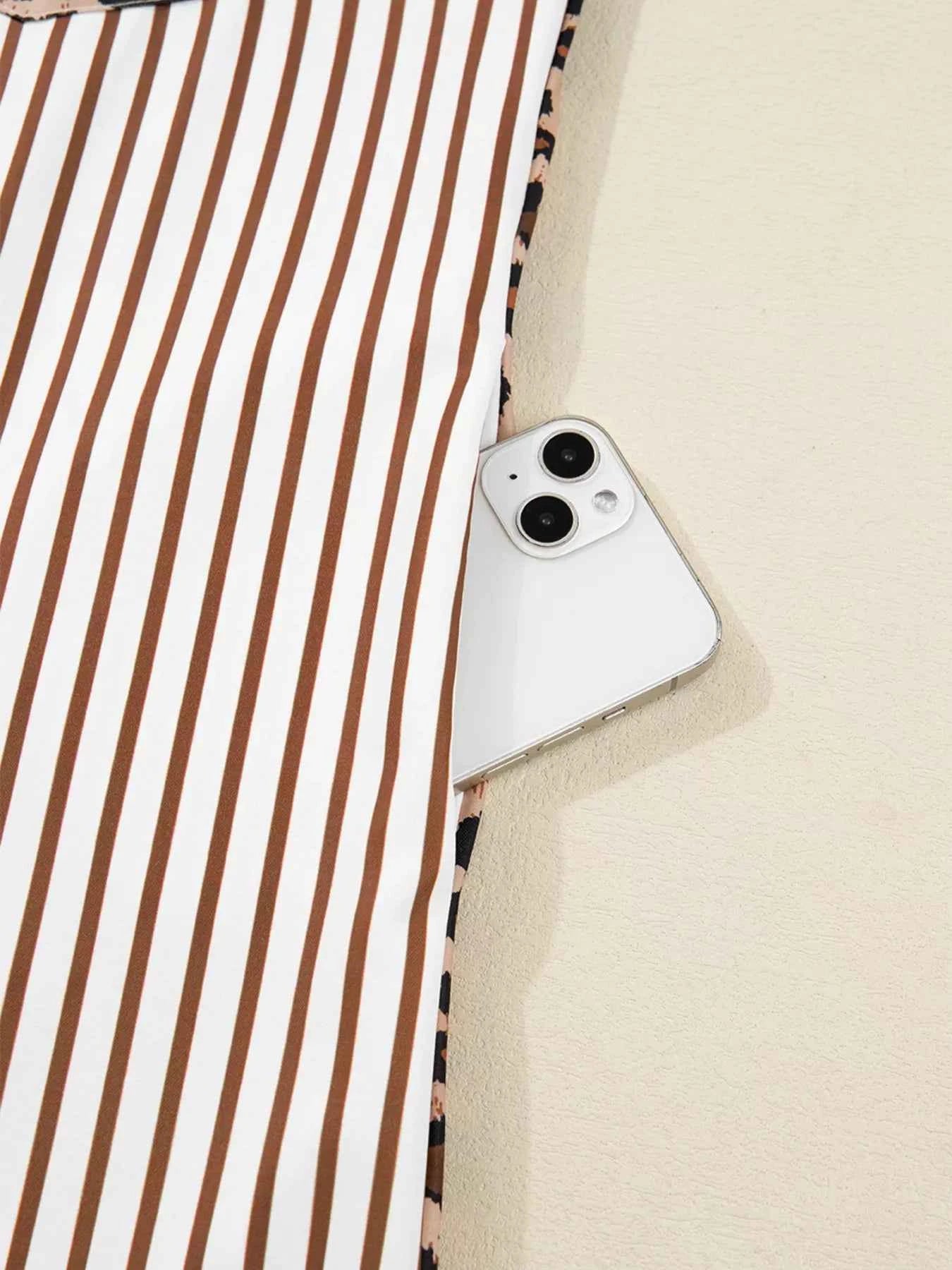 Leopard Button Up Shirt Dress