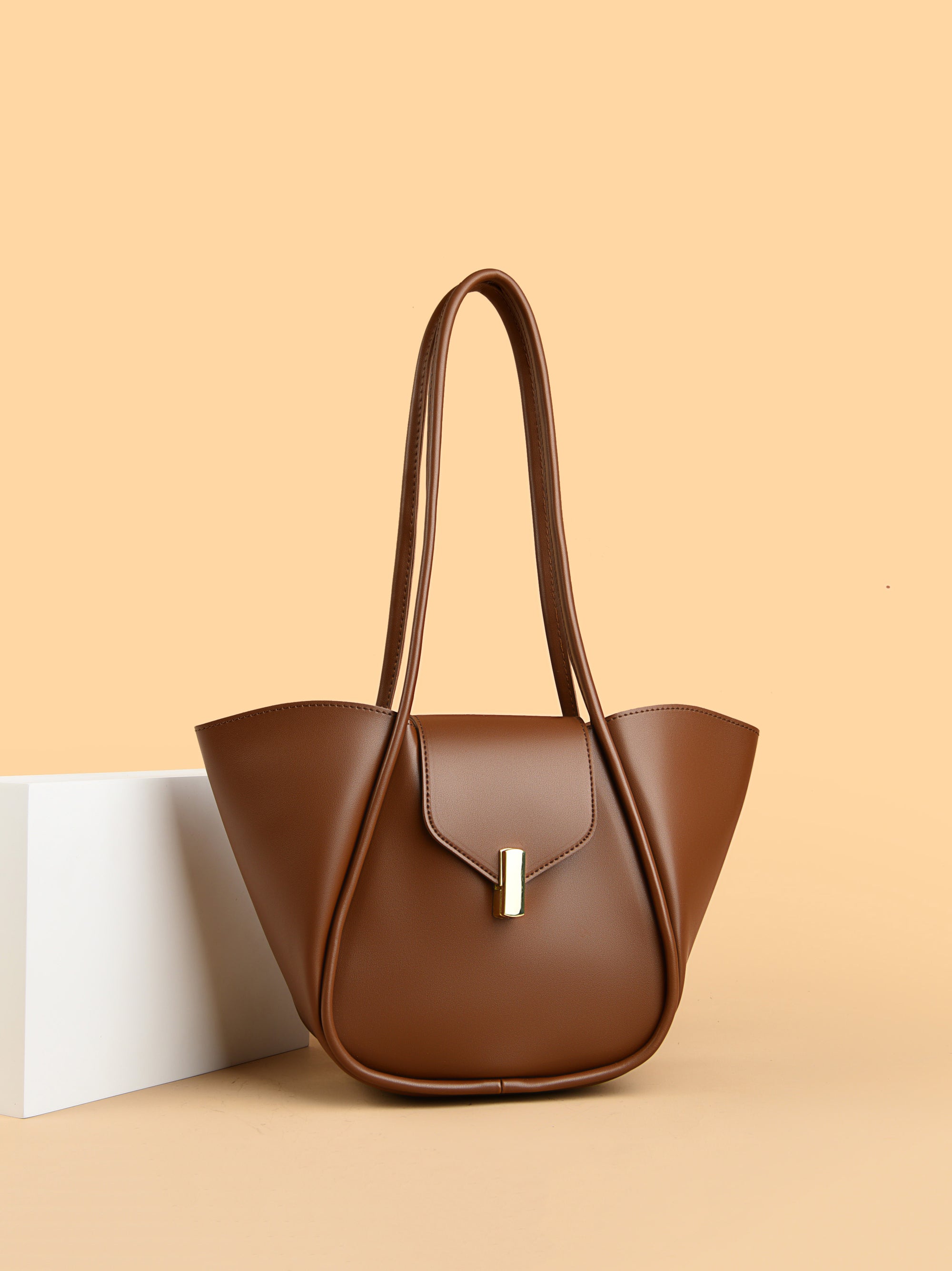 PU Leather Shoulder Bag with Detachable Pouch - TNT Dress Co.