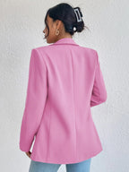 Shawl Collar Long Sleeve Blazer - TNT Dress Co.
