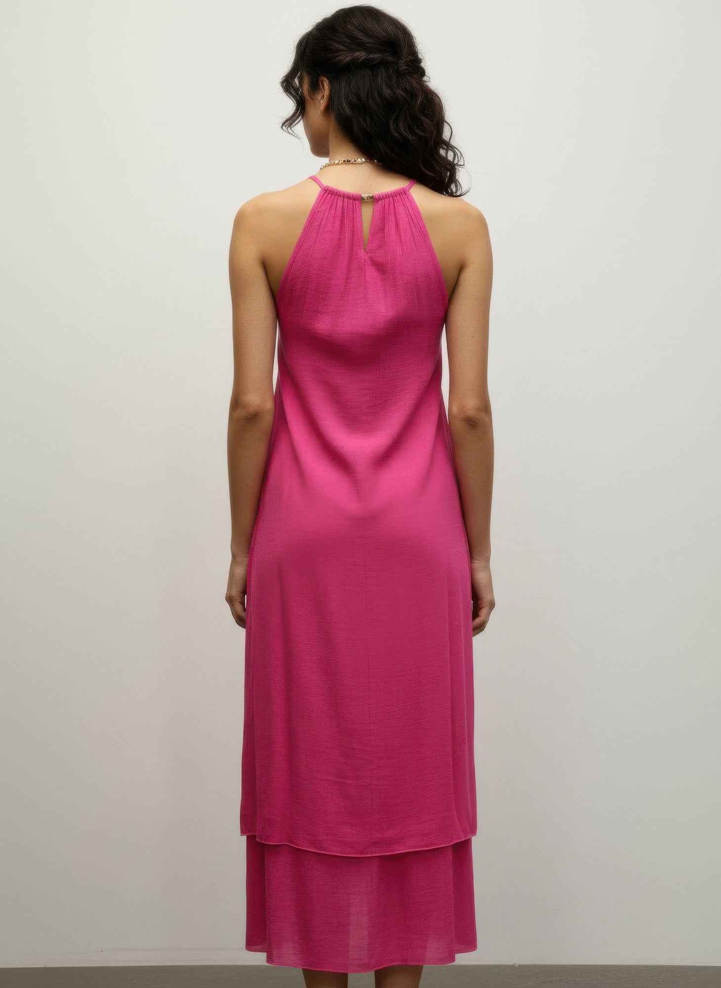 Solid Sleeveless Dress