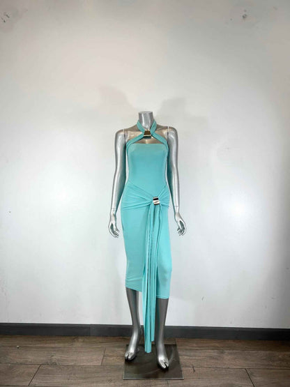 Halter-style Midi Dress