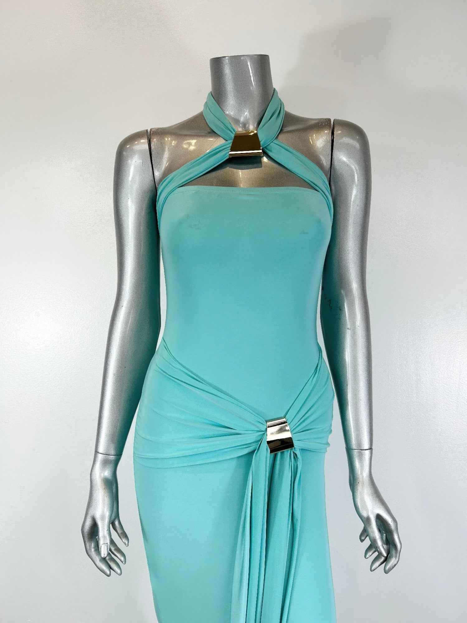 Halter-style Midi Dress