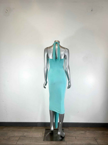 Halter-style Midi Dress