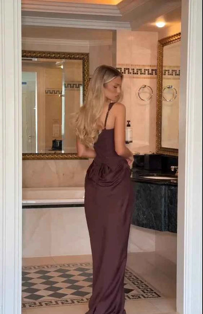 Square Neck Off-shoulder Women Dress