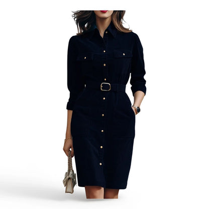 Pocket Shirt Dress Casual Dress