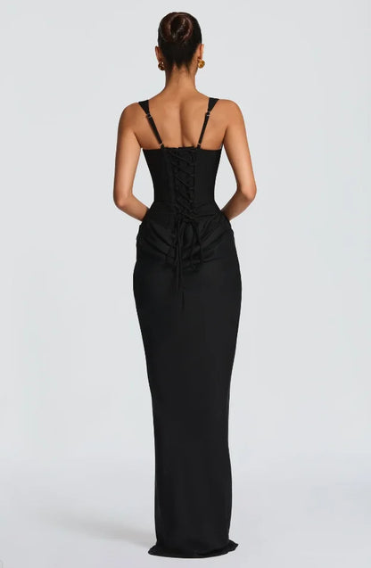 Square Neck Off-shoulder Women Dress
