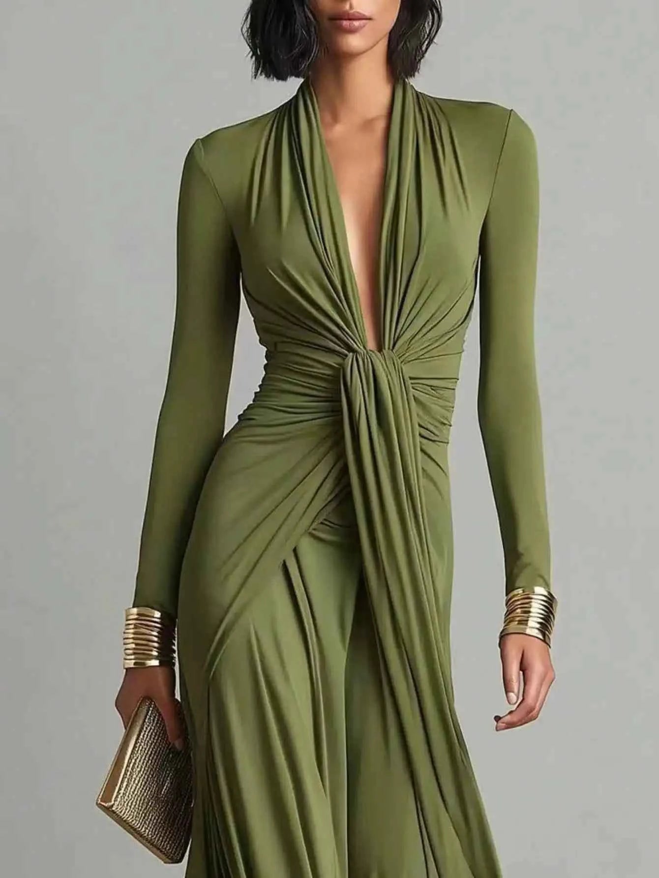 Elegant Casual Midi Maxi Dress