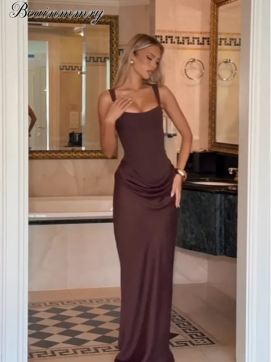 Square Neck Off-shoulder Women Dress