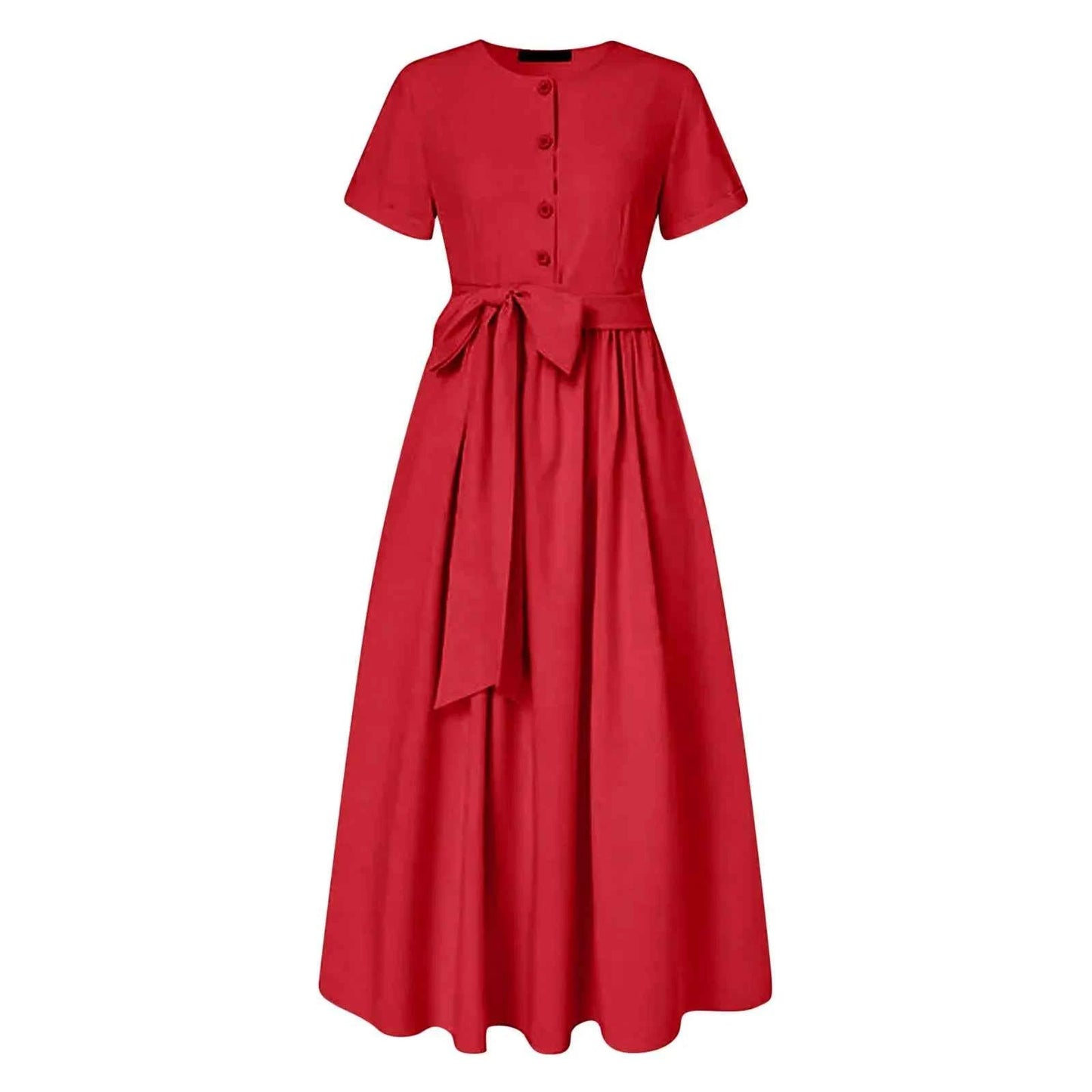 Women Elegant V-Neck Dress