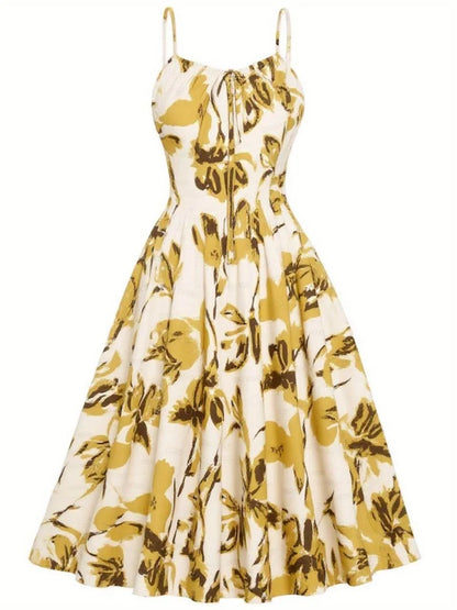 Spaghetti Strap Midi Dress