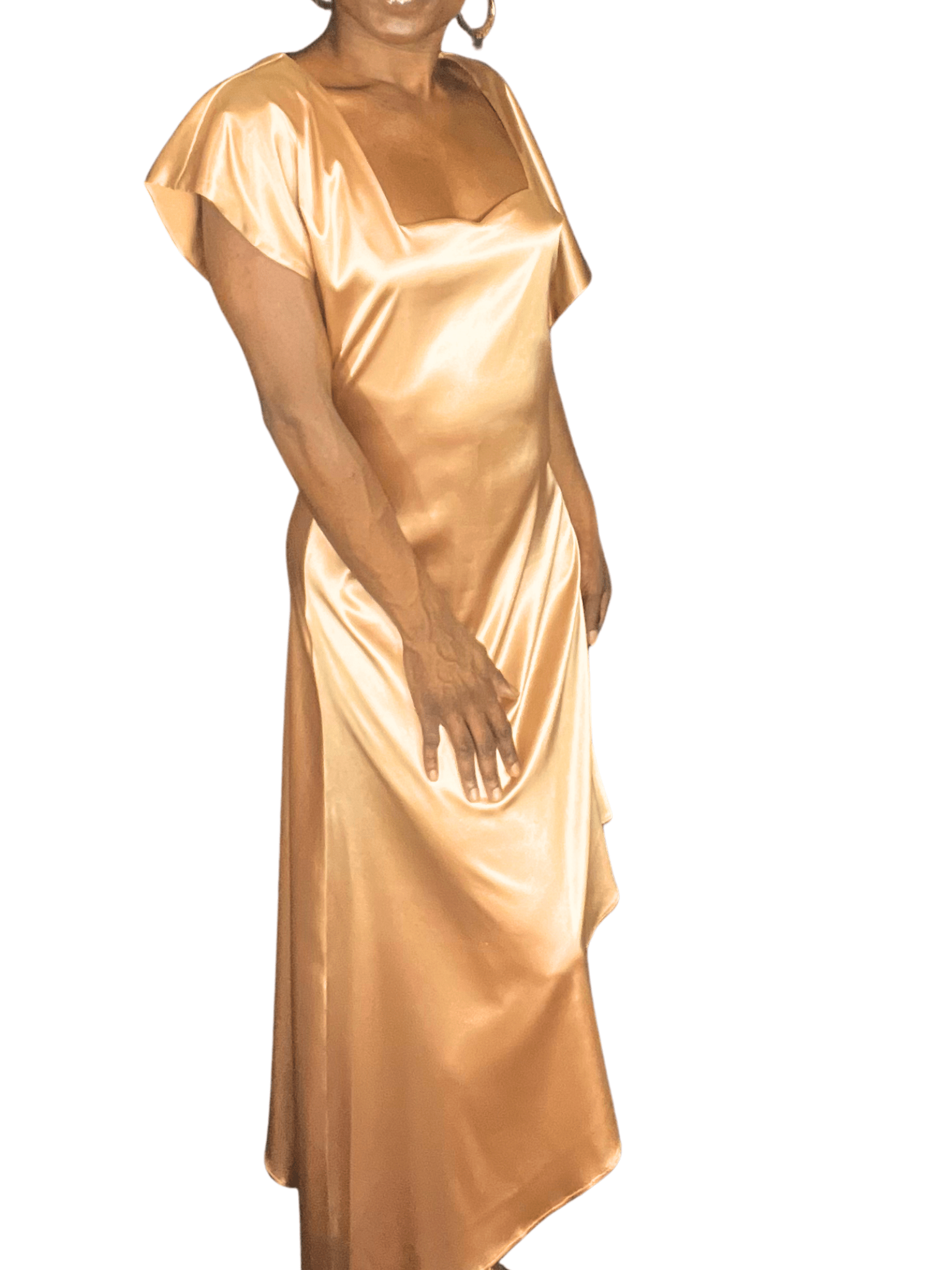 Rose Gold Step - In Dress - The Nicole - Tayan Dress Co.