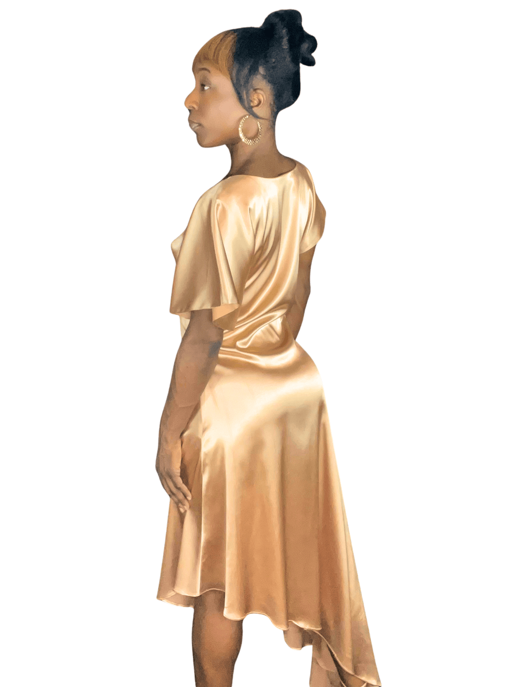 Rose Gold Step - In Dress - The Nicole - Tayan Dress Co.