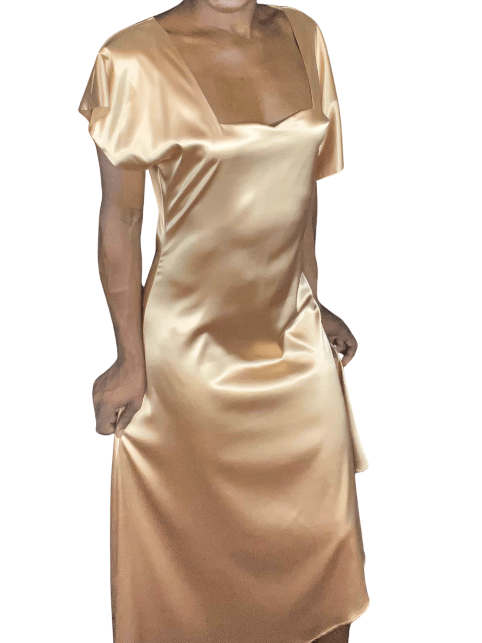 Rose Gold Step - In Dress - The Nicole - Tayan Dress Co.