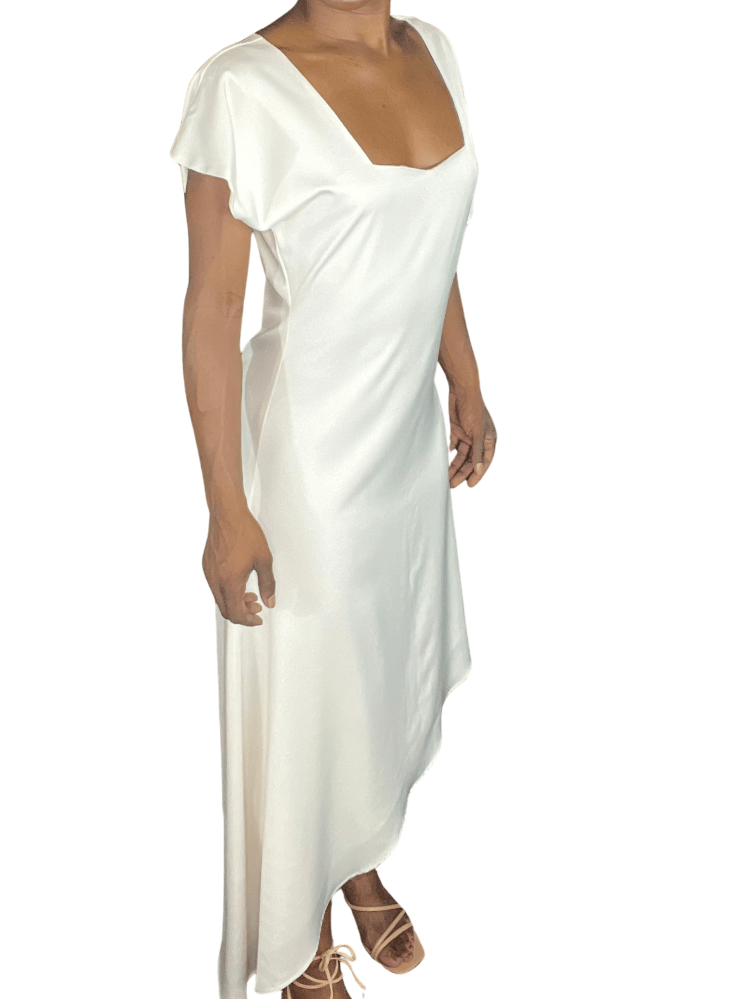 White Step - In Dress - The Nicole - Tayan Dress Co.