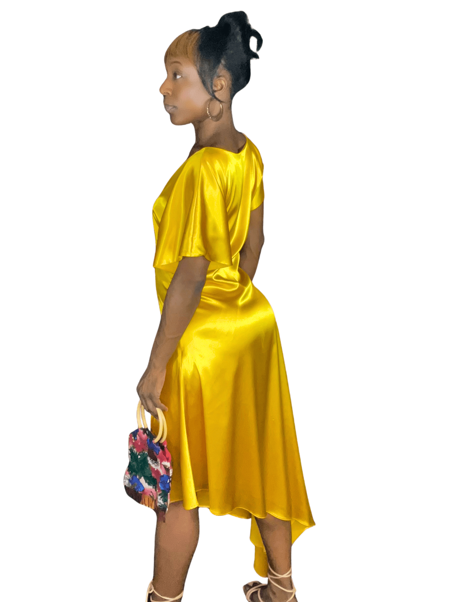 Gold Step - In Dress - The Nicole - Tayan Dress Co.